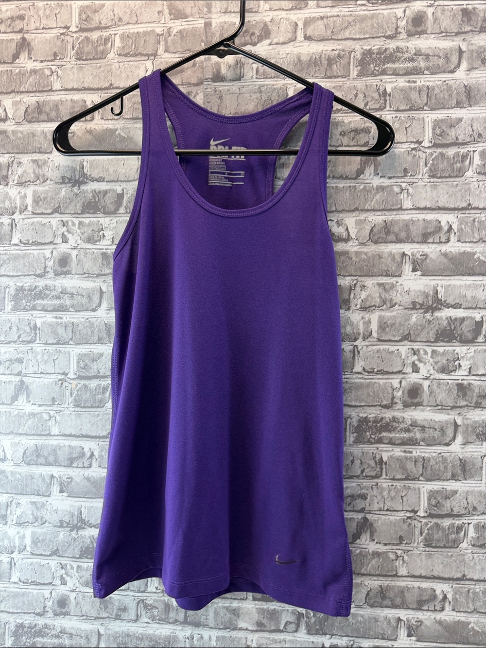Nike Purple Dri-FIT Athletic Tank Top